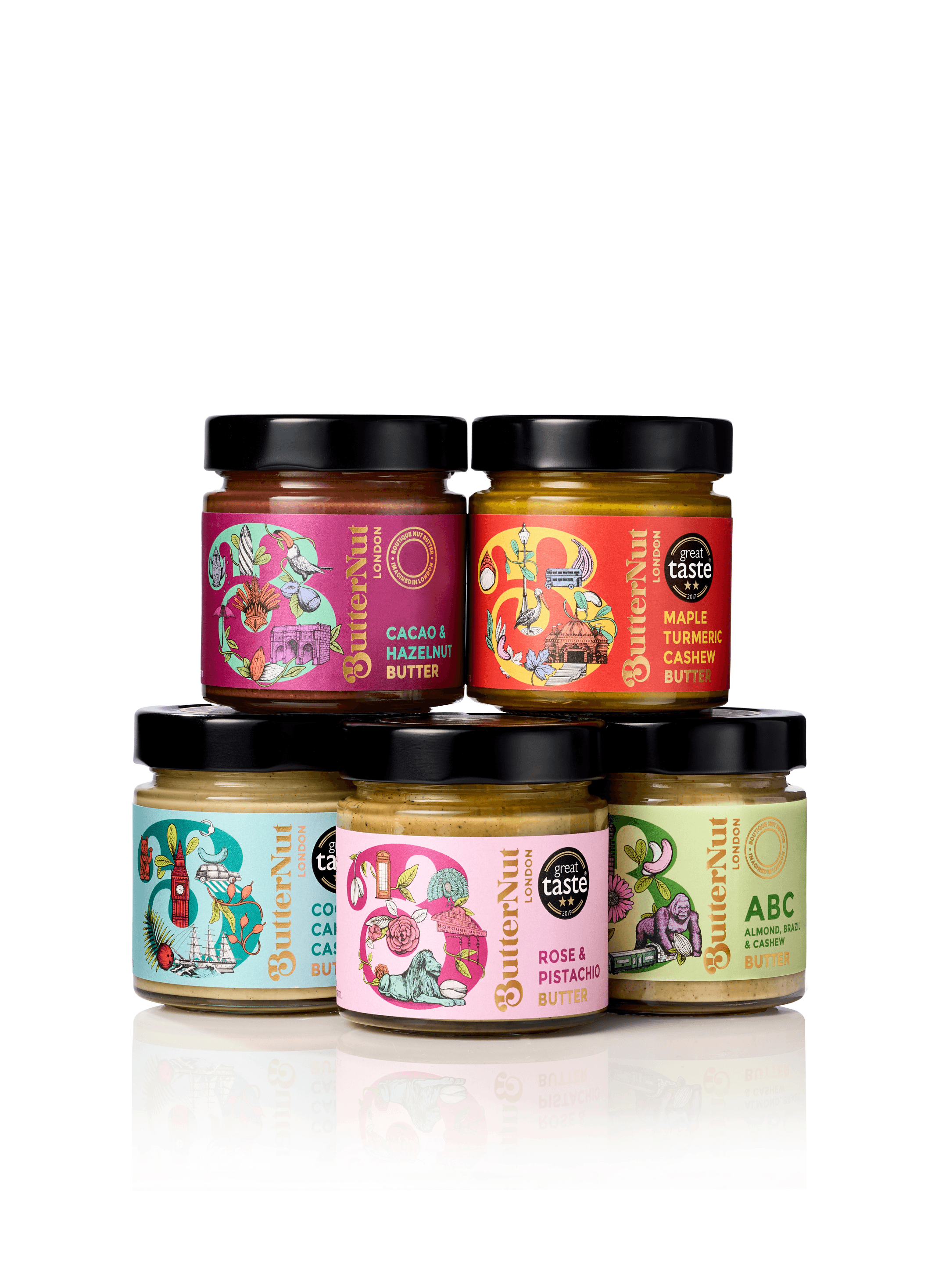 The Fabulous Five Nut Butter Gift Box