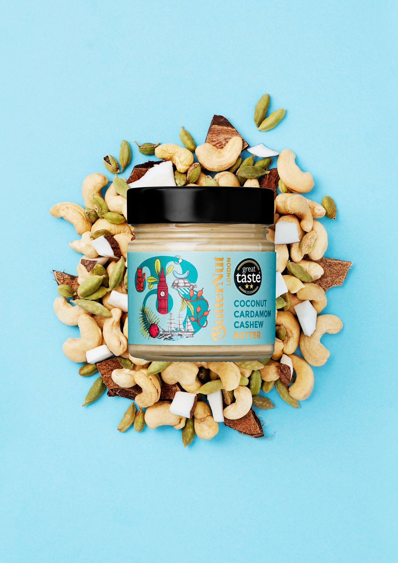 Coconut Cardamom Cashew Butter | ButterNut of London