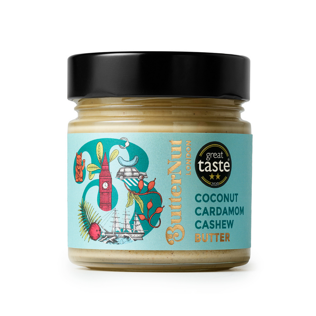 Coconut Cardamom Cashew Butter | 2* Great Taste Winner | ButterNut of London