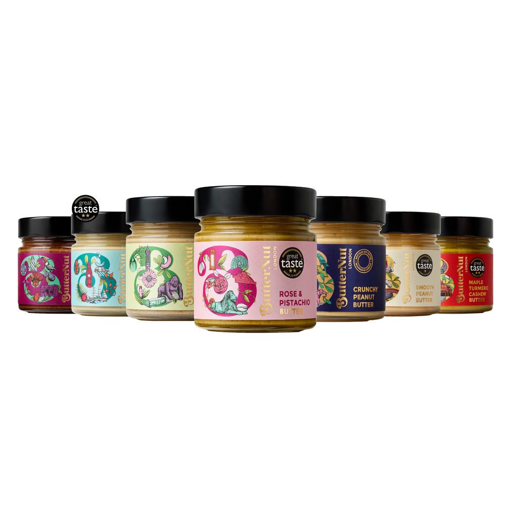Bundle of all of ButterNut of London's varieties of nut butters.